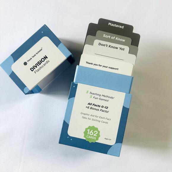 NWOT Think Tank Scholar Division Flashcards 162 Card Set - Picture 1 of 10